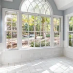 Window sill and board finish inside a UK home