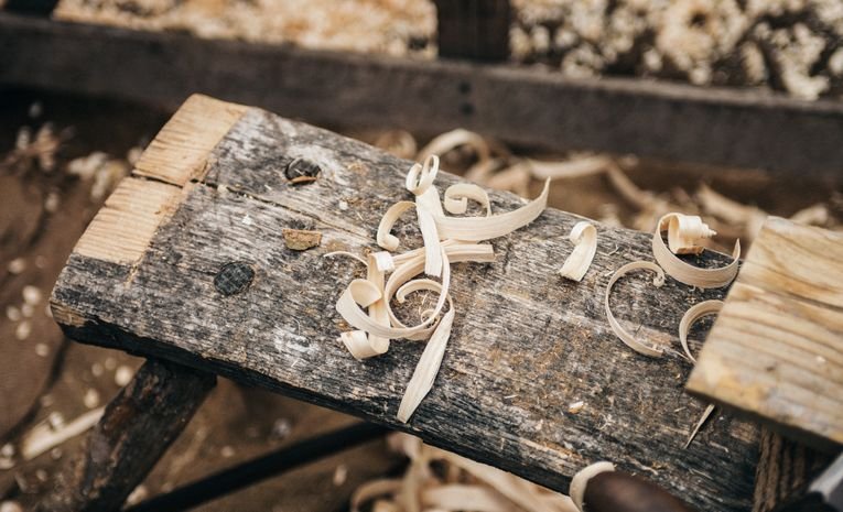 Wood furniture care and polishing workbench