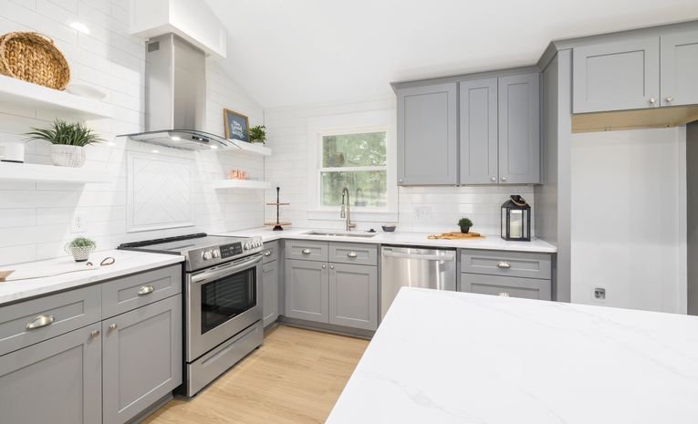 LVT vinyl flooring in a UK kitchen