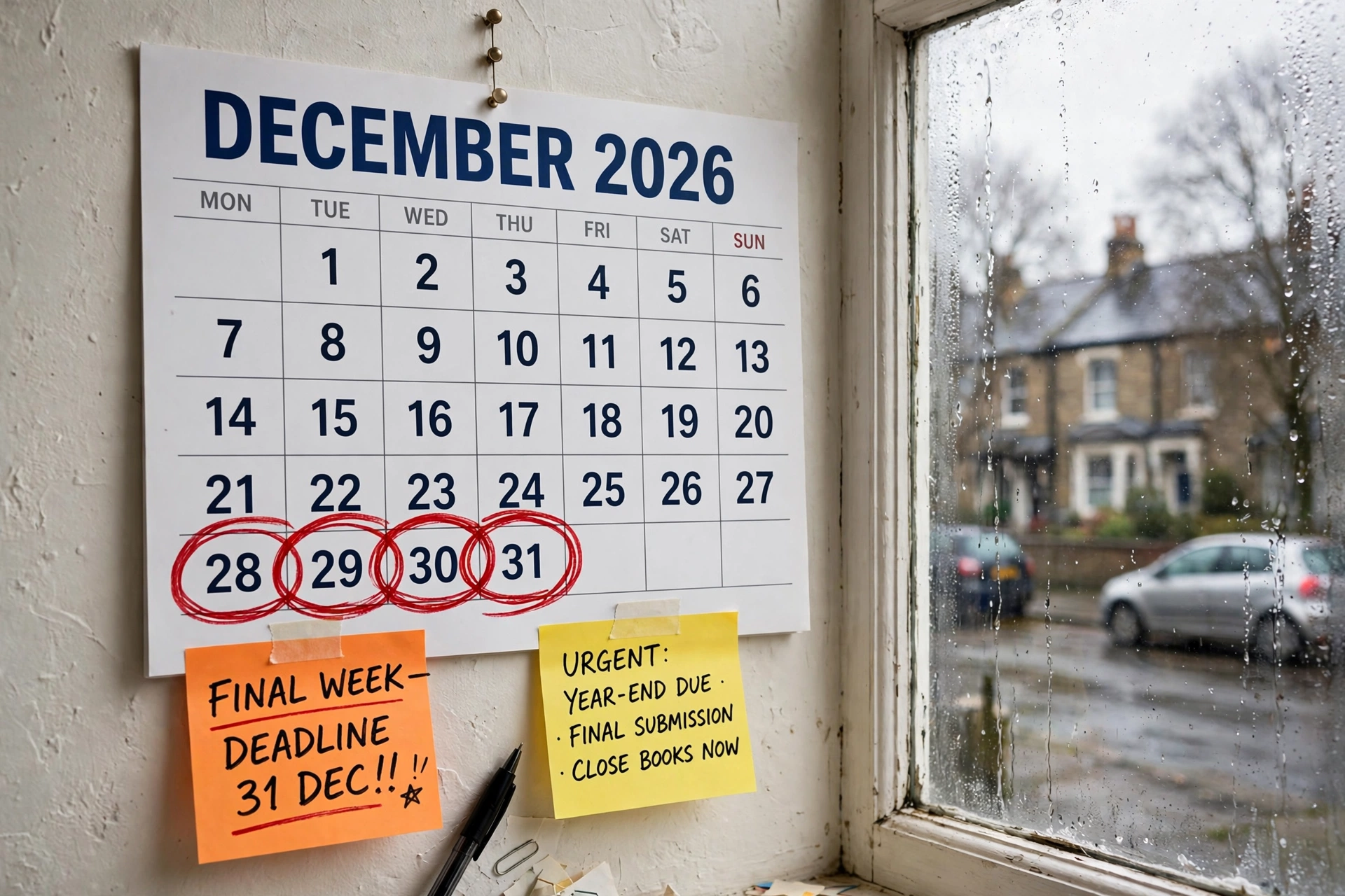 Calendar showing the ECO4 scheme closing at the end of December 2026